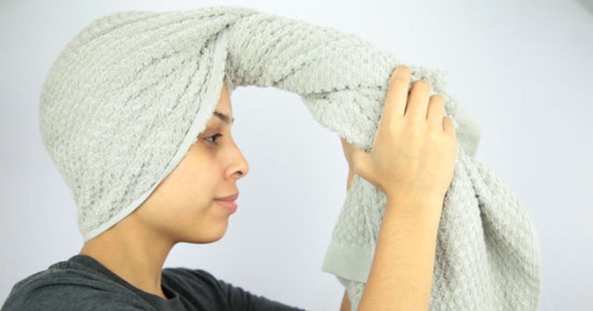 How To Wrap Hair With Towel?